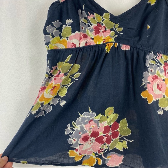 American Eagle Outfitters Blue Floral Tank Top - Picture 2 of 8